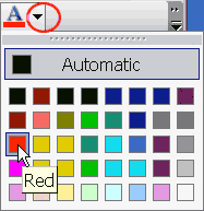 Font color icon