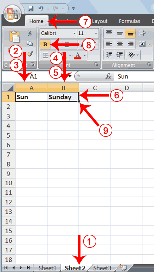 Fill Cells Example