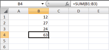 excel grandtotal of sums