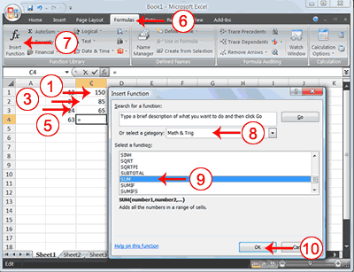 function in excel