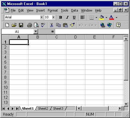 The Microsoft Excel Screen