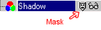 Mask display