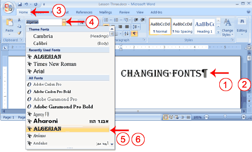 How to change ribbon size in Microsoft word 